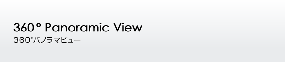 360°パノラマビュー