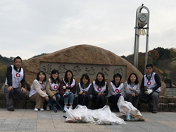 藤枝市 蓮花寺池公園清掃活動キ