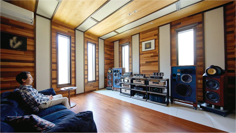 快適防音室「奏でる家」 豊かな音が響くオーディオルームで、快適な時間を。