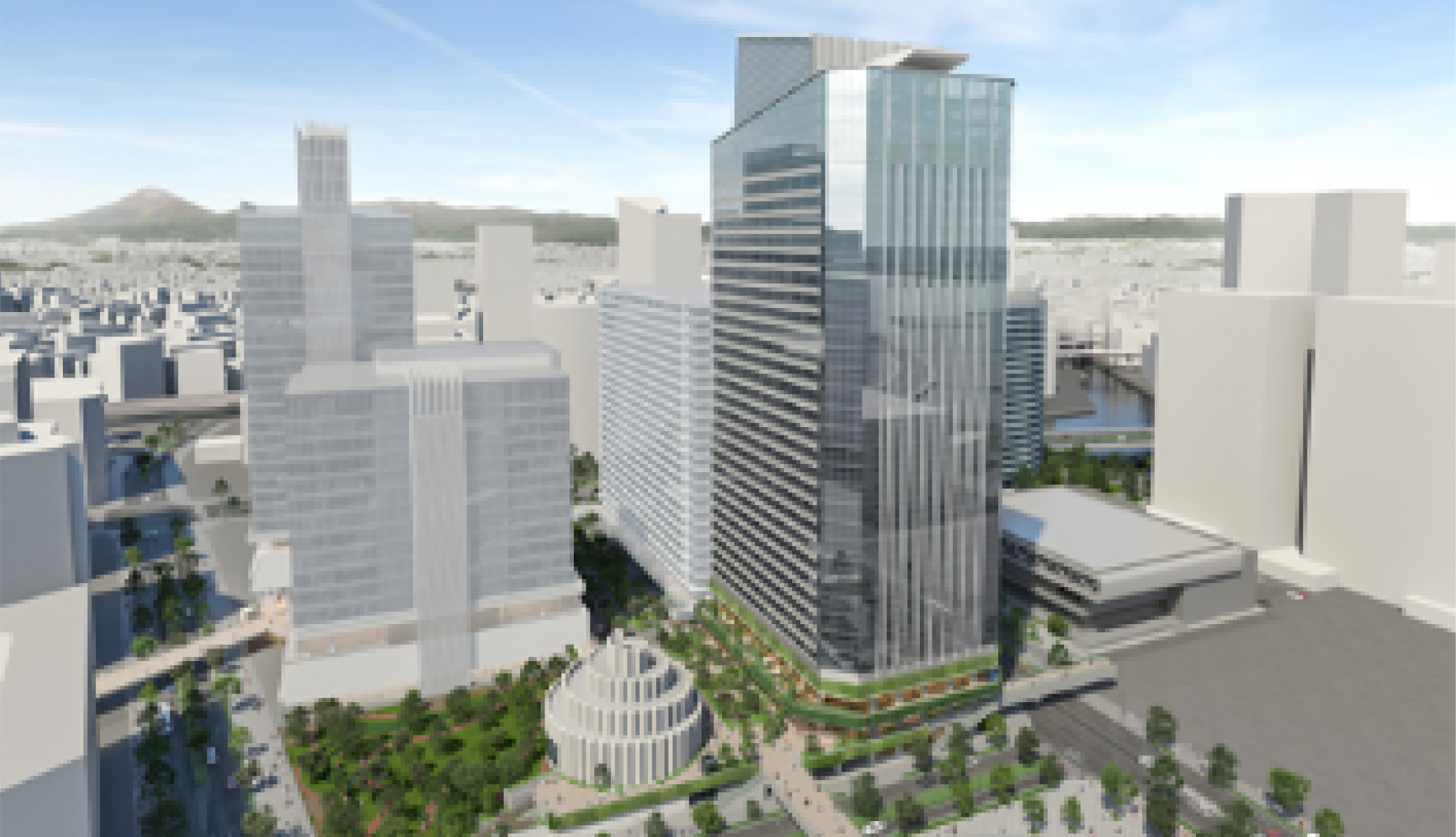 「みなとみらい21中央地區(qū)52街區(qū)開発事業(yè)」完成予想図