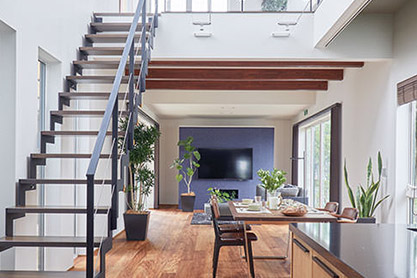 一戸建てのリビング