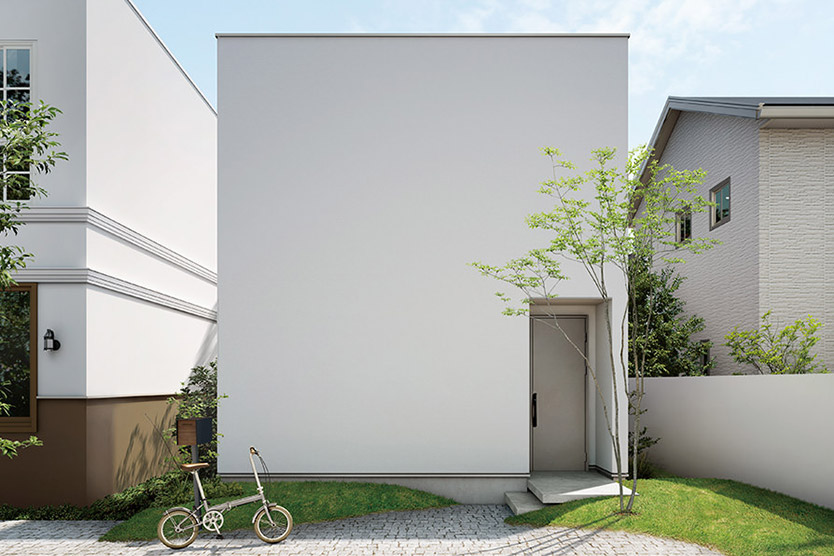 一戸建ての外観