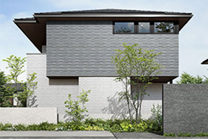 一戸建ての外観