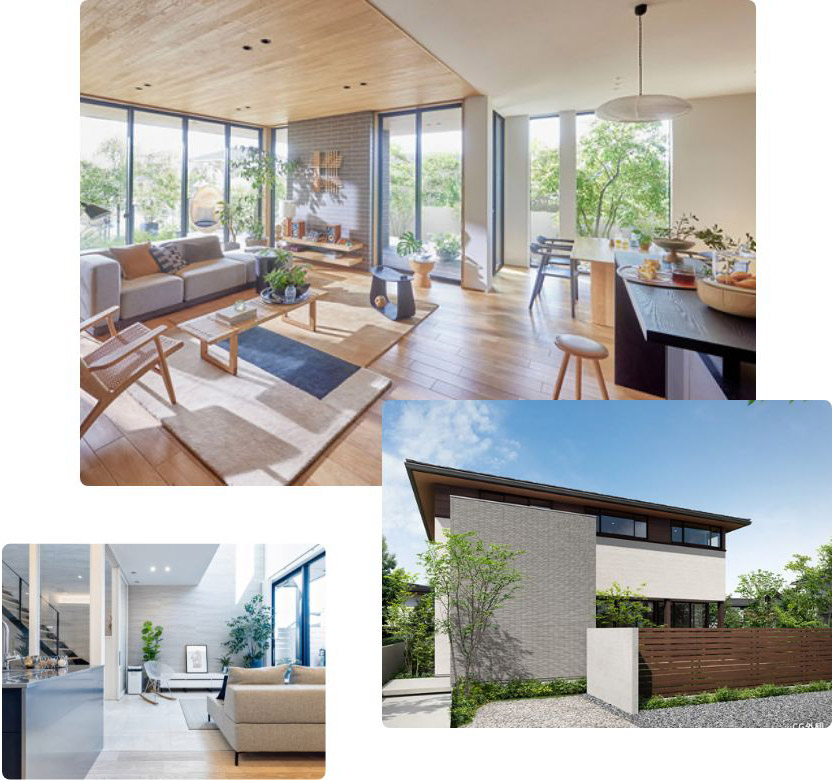 一戸建ての外観や內観