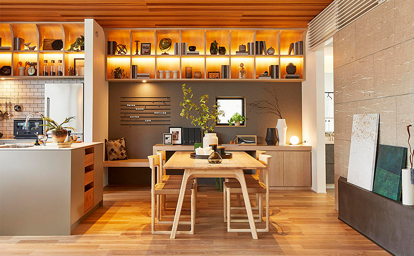 一戸建てのダイニング