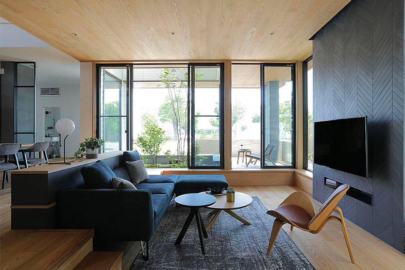 一戸建てのリビング