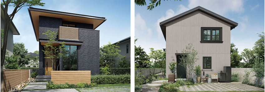 一戸建ての外観