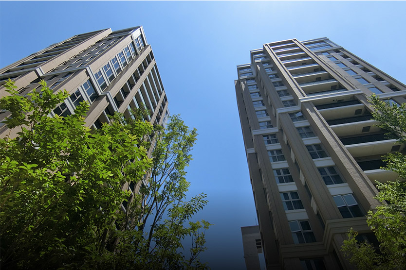 分譲マンションの外観