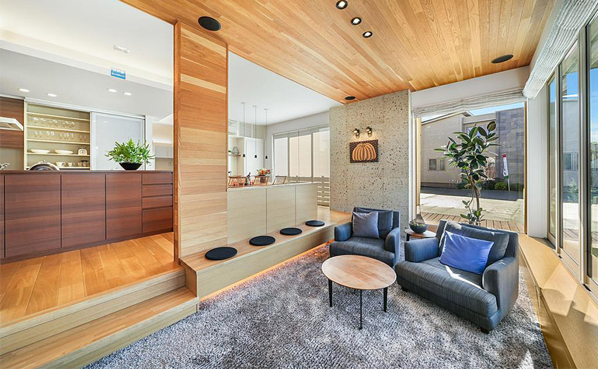 注文住宅のリビング