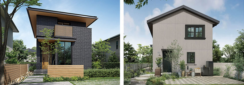 規格住宅の外観