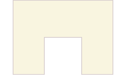 コの字型の平屋