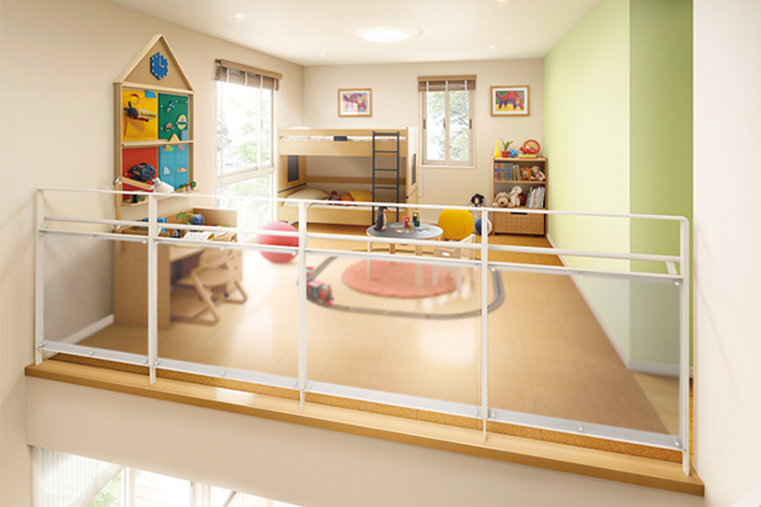 小屋裏2階の空間