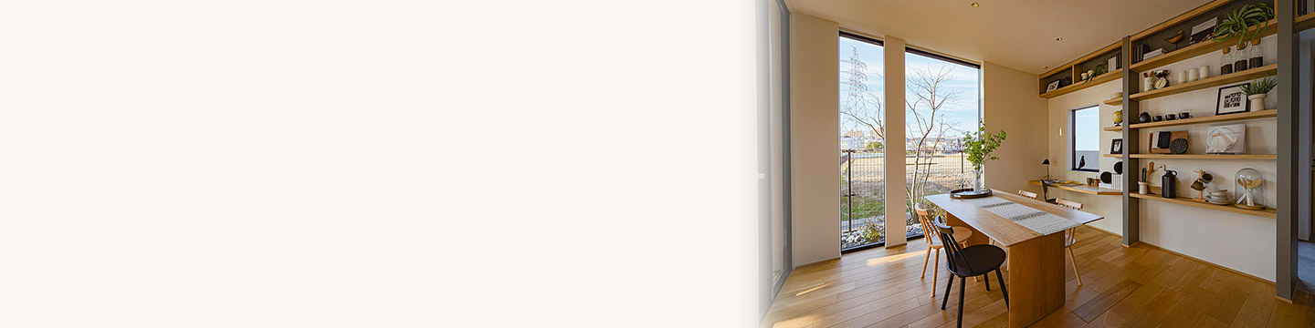 注文住宅（平屋）の外観