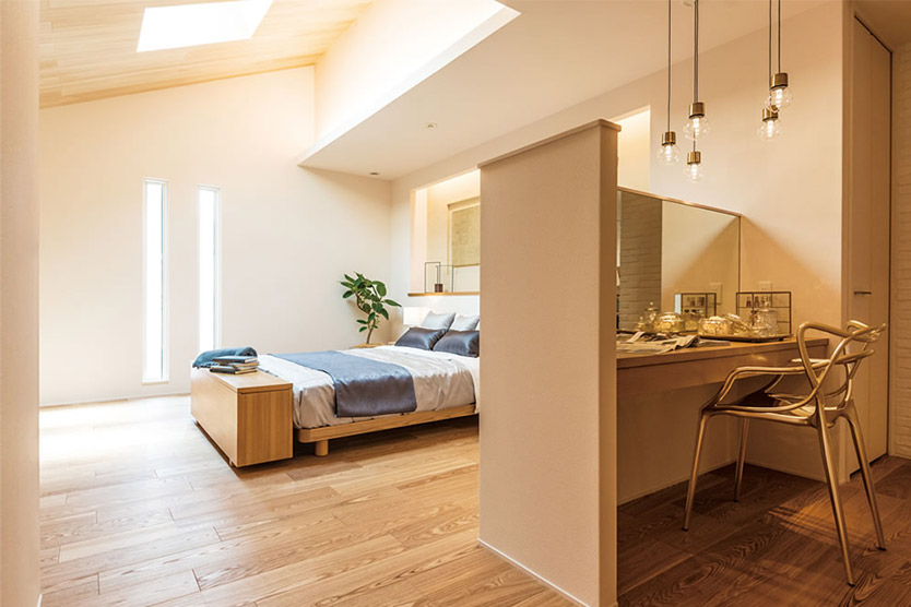 ナチュラル&シンプルモダンな寢室